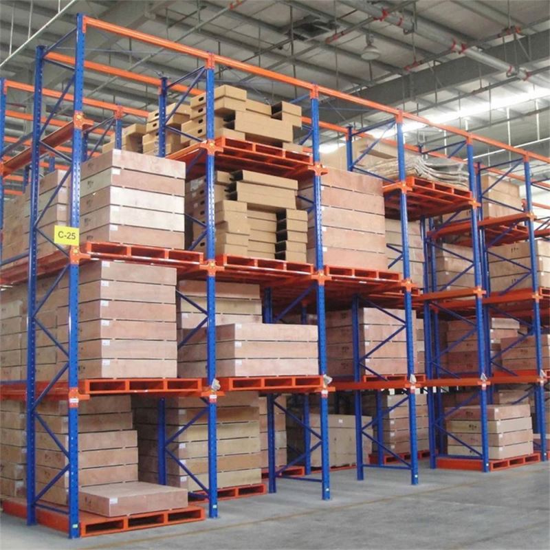 Customizable Drive-In Pallet Rack System Warehouse Storage Drive In Racking System High-Density Cold Rolled Steel
