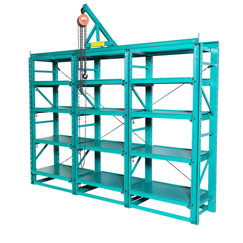 Customized Size Heavy Duty Steel Mold Rack Storage with Corrosion Protection Drawer Mould Racking System garage shelving