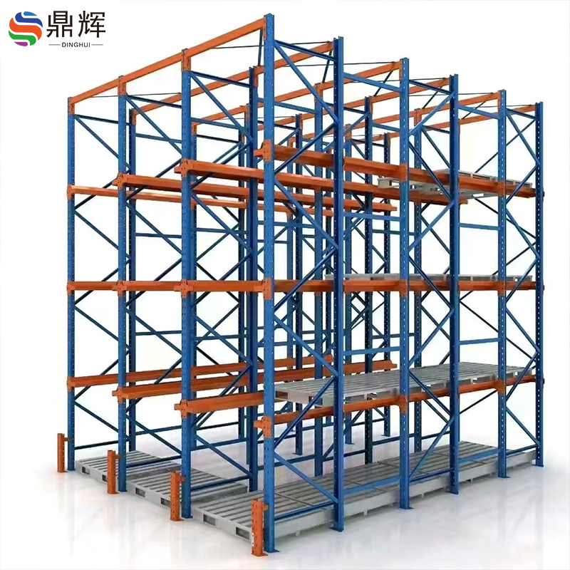 Customizable Storage Through Racking Corridor Type Drive-in Racking Shuttle Automated Heavy Duty Racking garage shelving