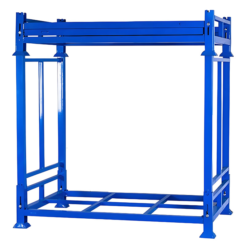 Custom Heavy-Duty Corrosion Protected Steel Storage Racks-Foldable Metal Stacking Shelves for Warehouse Pallets OEM Metal garage shelving