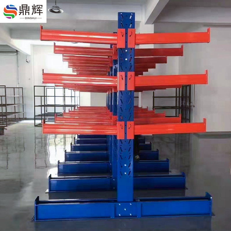 Customized Steel Double Side Industrial Cantilever Shelf Warehouse Heavy Duty Cantilever Racking System