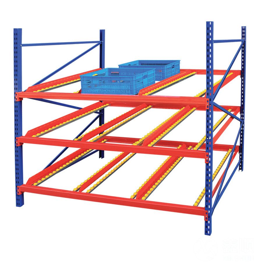 Heavy-Duty Industrial Metal Rack Anti-Corrosion Steel Pallet Shelves for Warehouses Used As Flow Storage Shelves