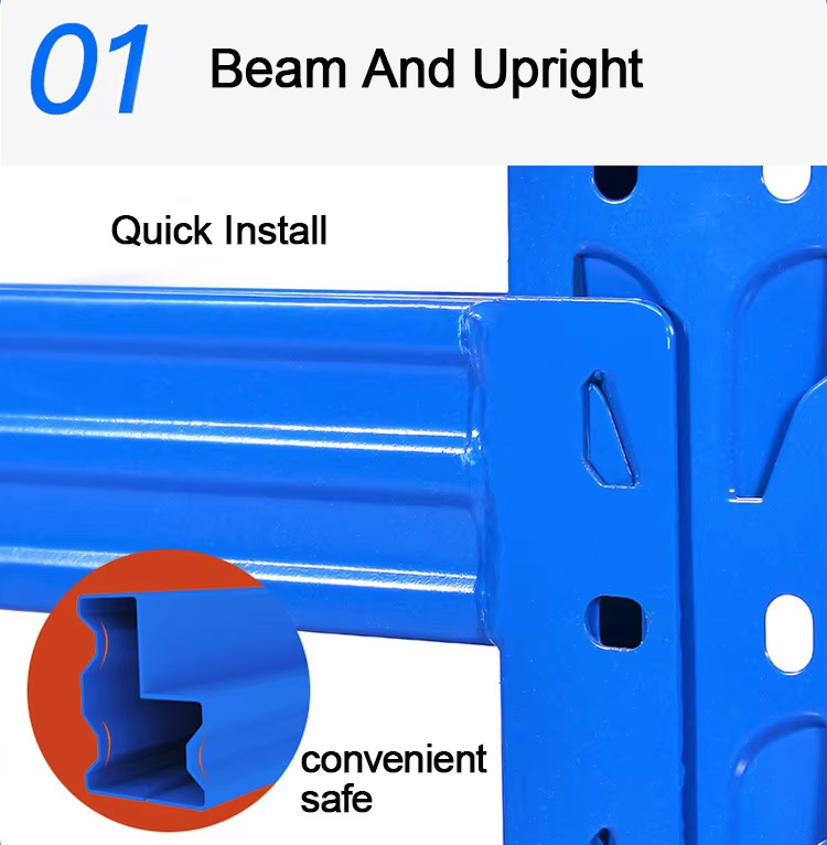 Wholesale Corrosion Protected Steel Tire Racks Selective Pallet Rack Multi-Functional Foldable Design Boltless Installation