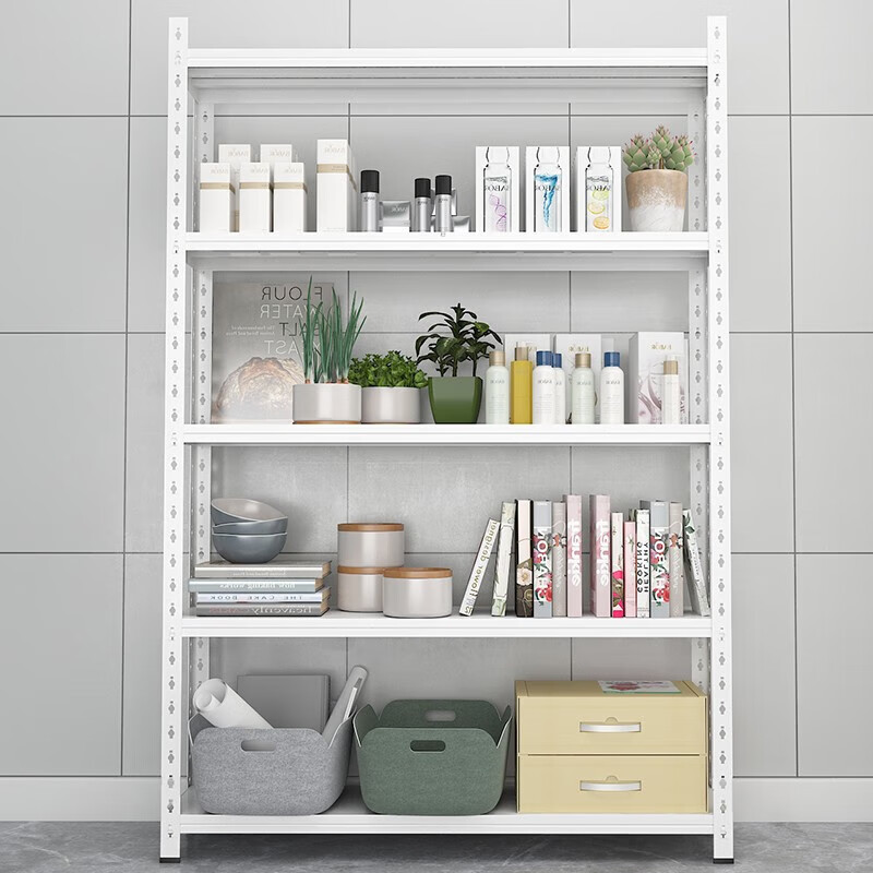 Anti-Corrosion  5-Layer Warehouse Rack Tool Rack Used in Industrial Supermarkets Without Bolts Gourd Holes Certified GS garage shelving