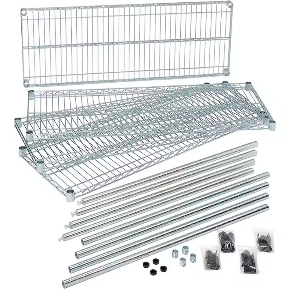 4-Layer Chrome Wire Storage Shelf Trolley Rack Electrostatic Discharge Printed Circuit Board Reel Shelf Corrosion Protection Raf