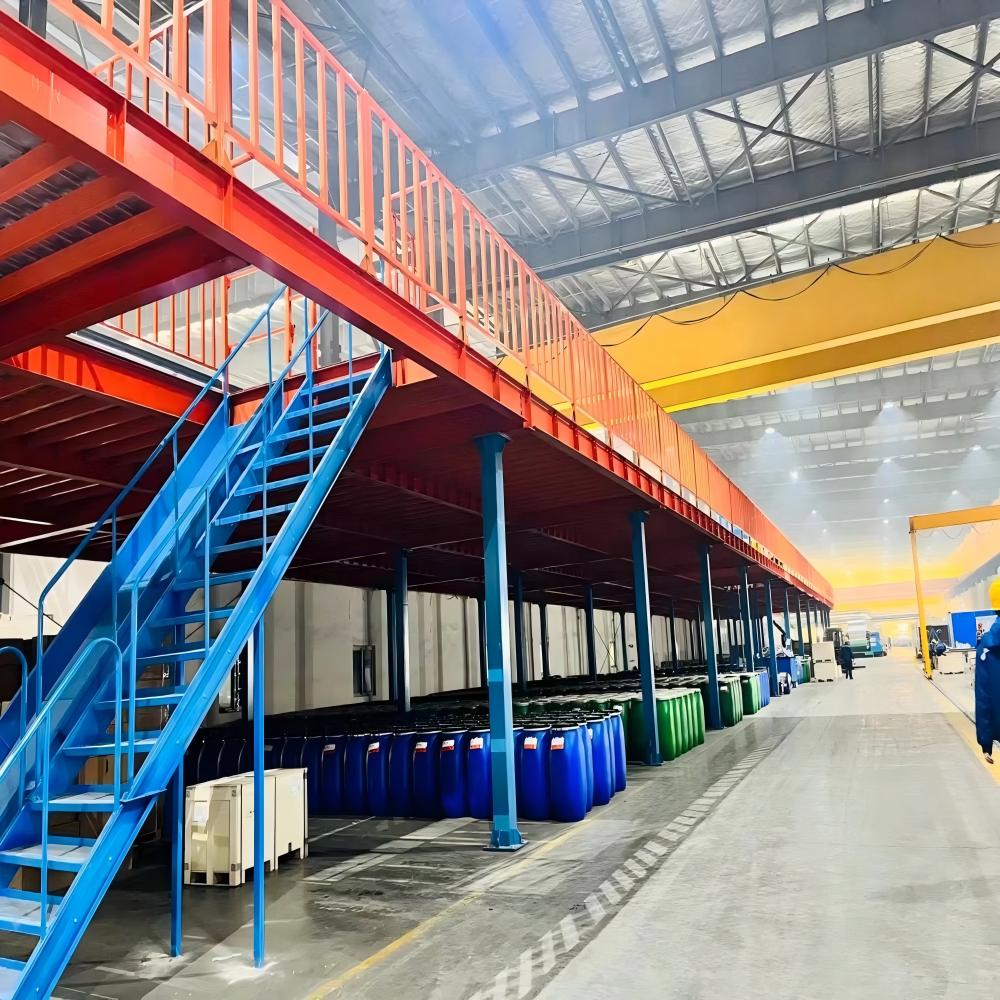 I-Beam Attic Mezzanine Platform Stacking Racks & Shelves for Attic & Floor Access