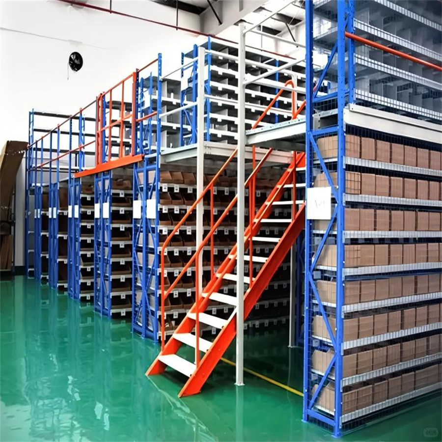 Integrated Space Saving Multi Tier Cold Rolled Steel Storage System Industrial Steel Warehouse Mezzanine Floor