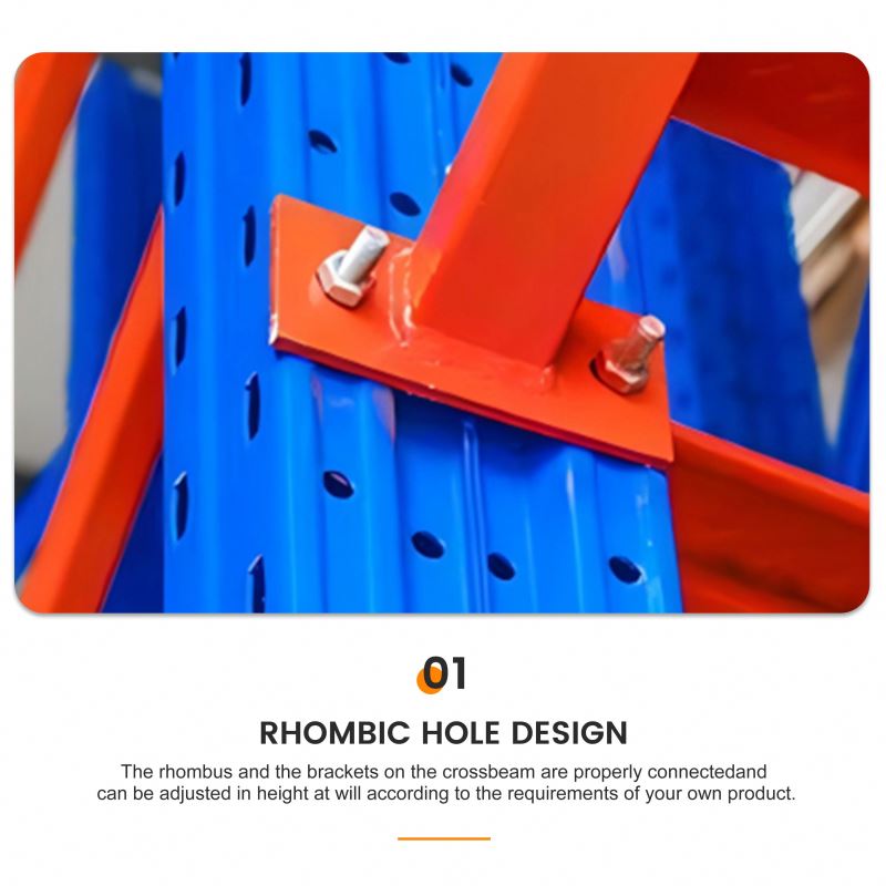 Adjustable Industrial Anti-Corrosion Cantilever Mezzanine Rack High Density Storage Solution For Warehouse
