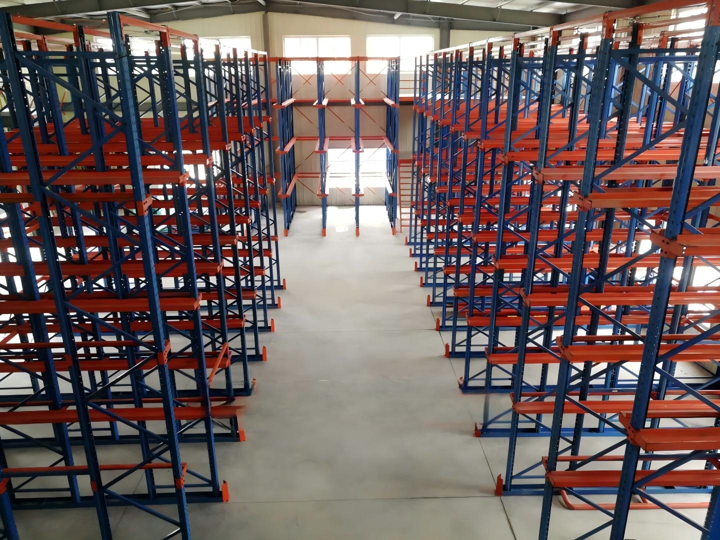 Customizable Storage Through Racking Corridor Type Drive-in Racking Shuttle Automated Heavy Duty Racking garage shelving