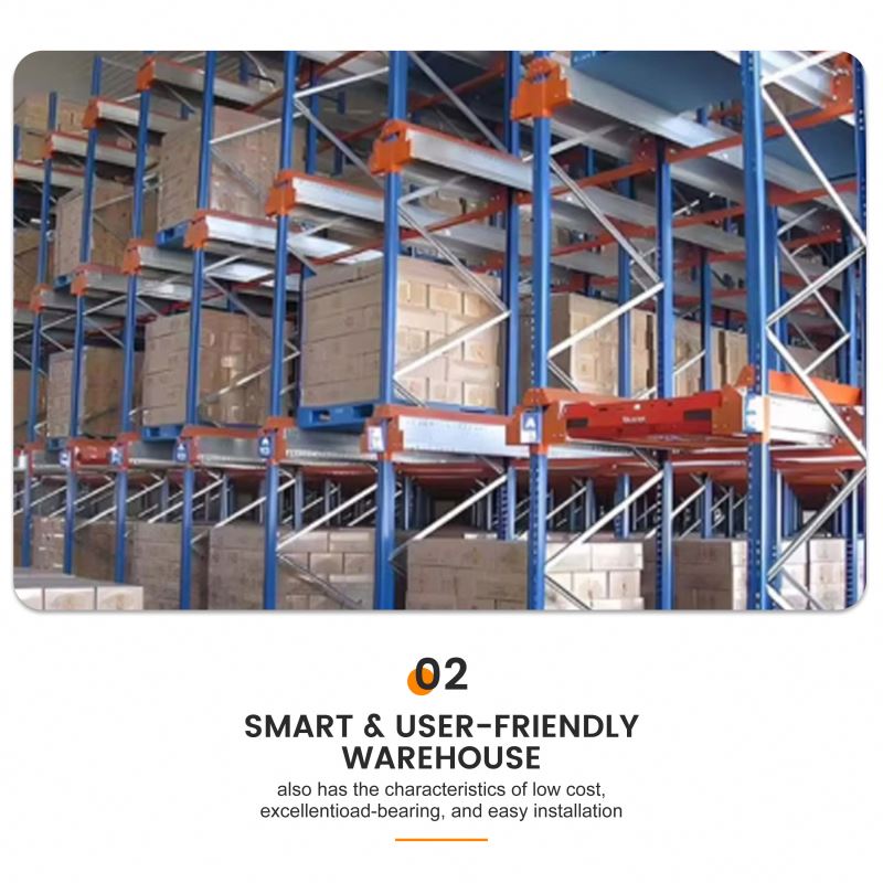 Modern Design Drive-In Pallet Racking System Space Efficient Warehouse Storage Solution For Pallets
