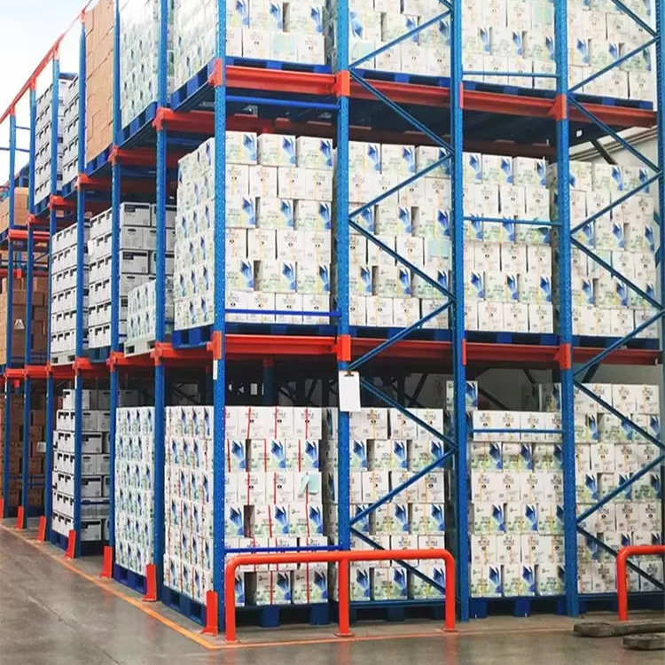 Industrial Heavy-Duty 5-Layer Durable Drive-In Rack Shelving Units for Warehouse and Garage Storage