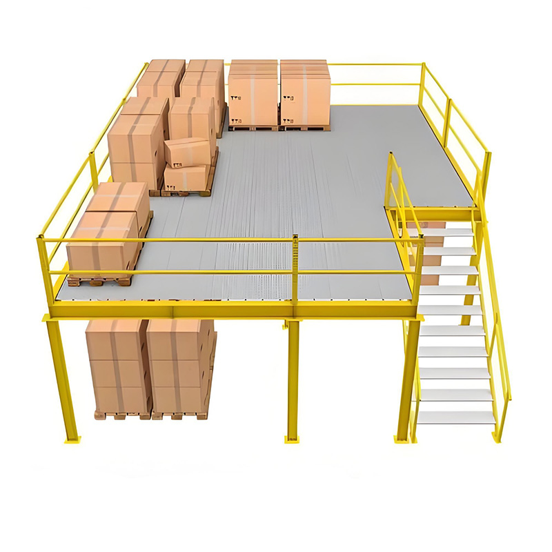 Multi-layer Cold Rolled Steel I-beam Mezzanine Design Powder Coated Surface Solid Steel Plate Flooring Anti-corrosion