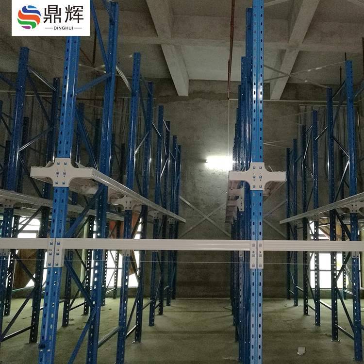 1500kg Load Capacity Steel Pallet Racking Automated Retrieval Drive-Drive System Corrosion Protection Storage Racks Shelves