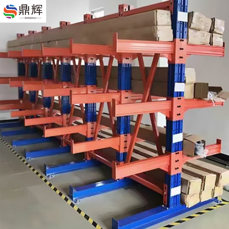 Customized Steel Double Side Industrial Cantilever Shelf Warehouse Heavy Duty Cantilever Racking System
