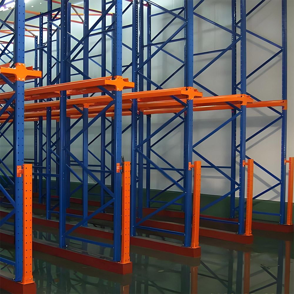 Customizable Cold Rolled Steel Powder Coated Storage Racking Corridor Type Drive-in Racking Shuttle Automated Heavy Duty Racking