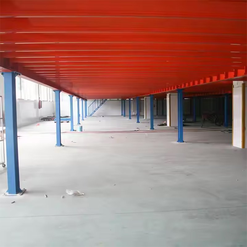 Industrial Warehouse Storage Mezzanine Steel Structure Work Shelf and Goods Elevator Metal Frame Mezzanine Raf