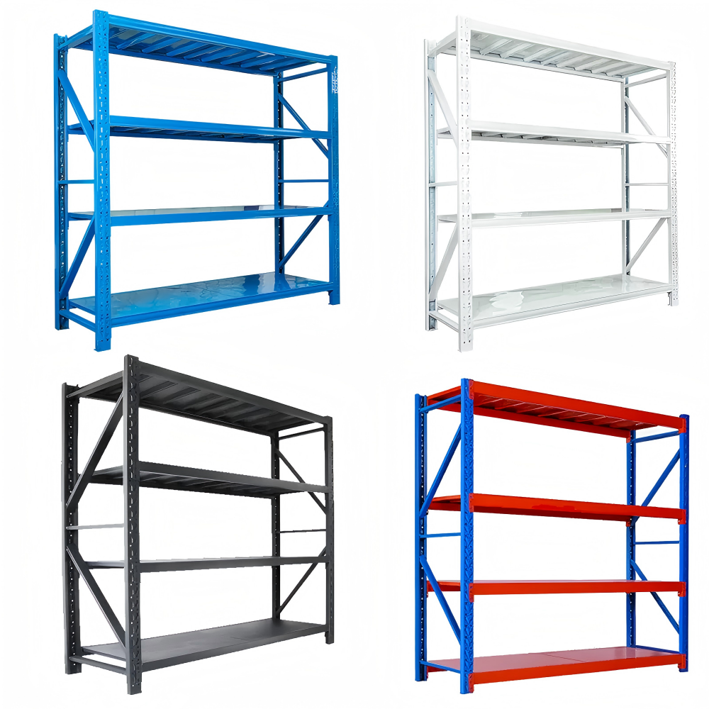 Factory Manufacturing Metal Warehouse Shelves Logistics Express Delivery Shelves Household Storage Shelves Adjustable