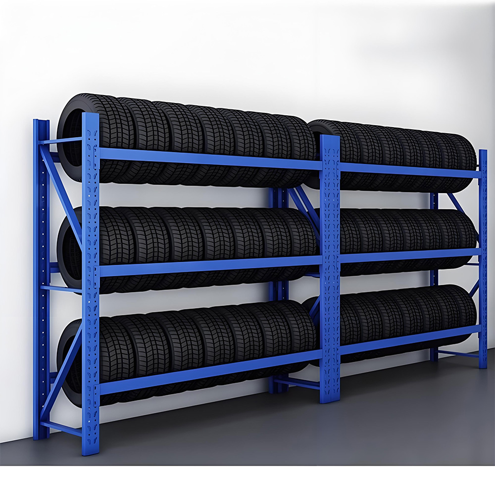 Wholesale Corrosion Protected Steel Tire Racks Selective Pallet Rack Multi-Functional Foldable Design Boltless Installation