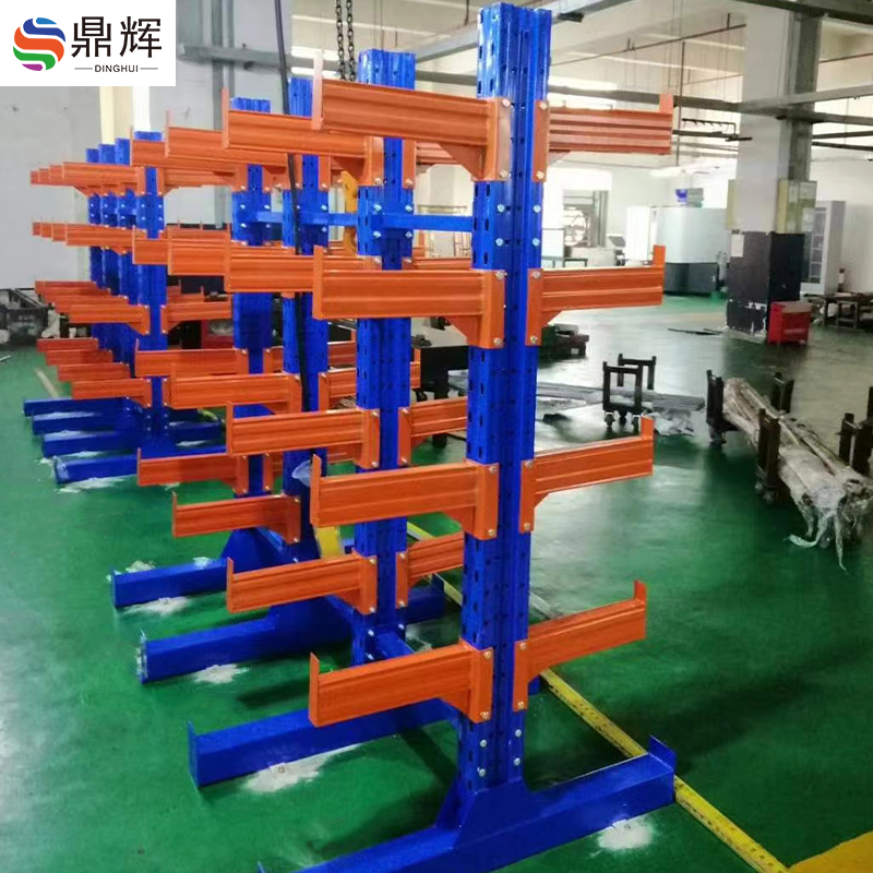 Warehouse Factory Heavy-duty Cold-rolled Steel Rack Stackable Single-sided and Double-sided Adjustable Cantilever Racks