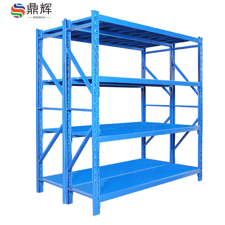 Custom-Made 4 Boltless Cold Rolled Steel Warehouse Display Rack Storage Shelves Durable Heavy Duty Super Corrosion Protected