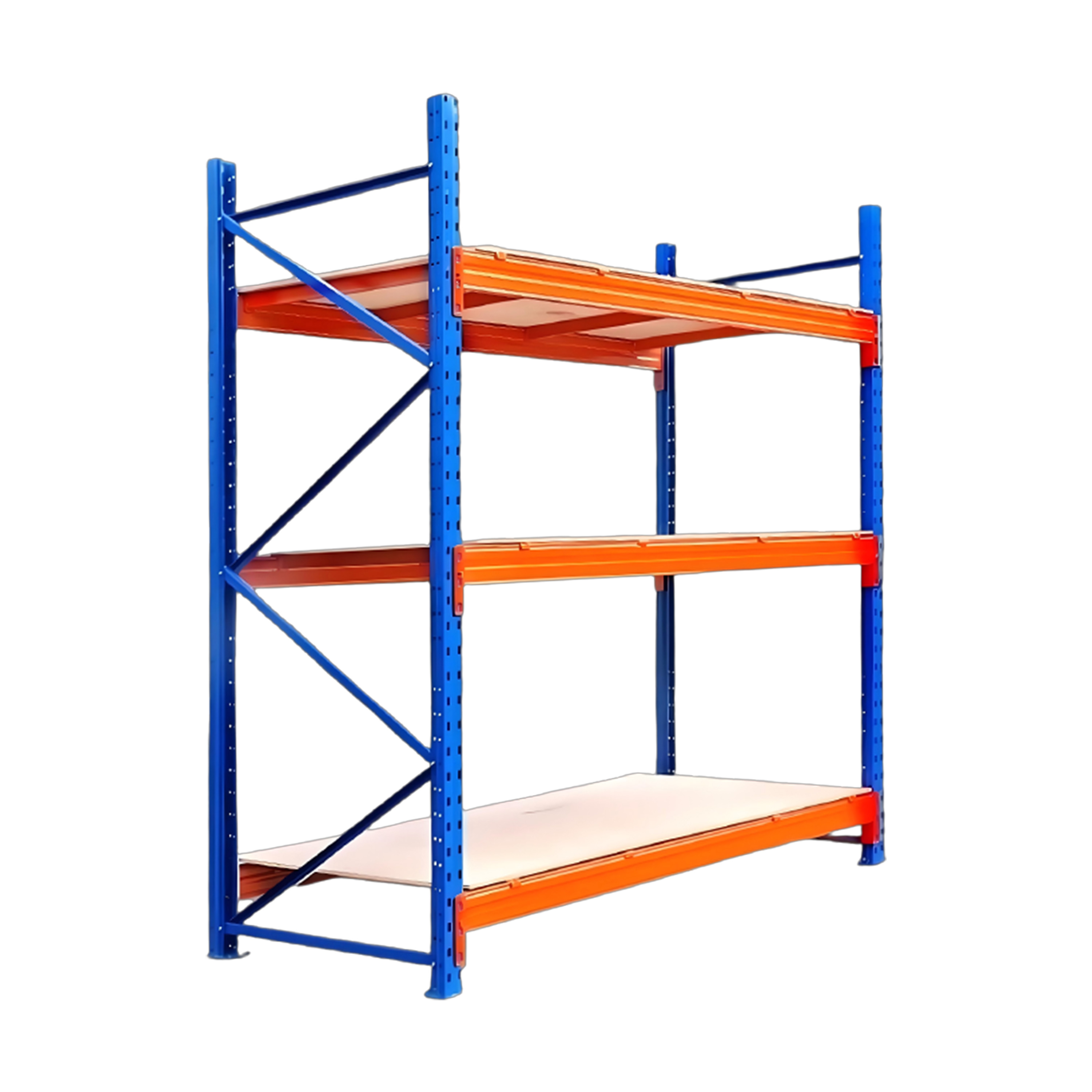Warehouse Heavy Duty Steel Storage Rack with Multi-Tier Adjustable Design Corrosion Protection Detachable Features