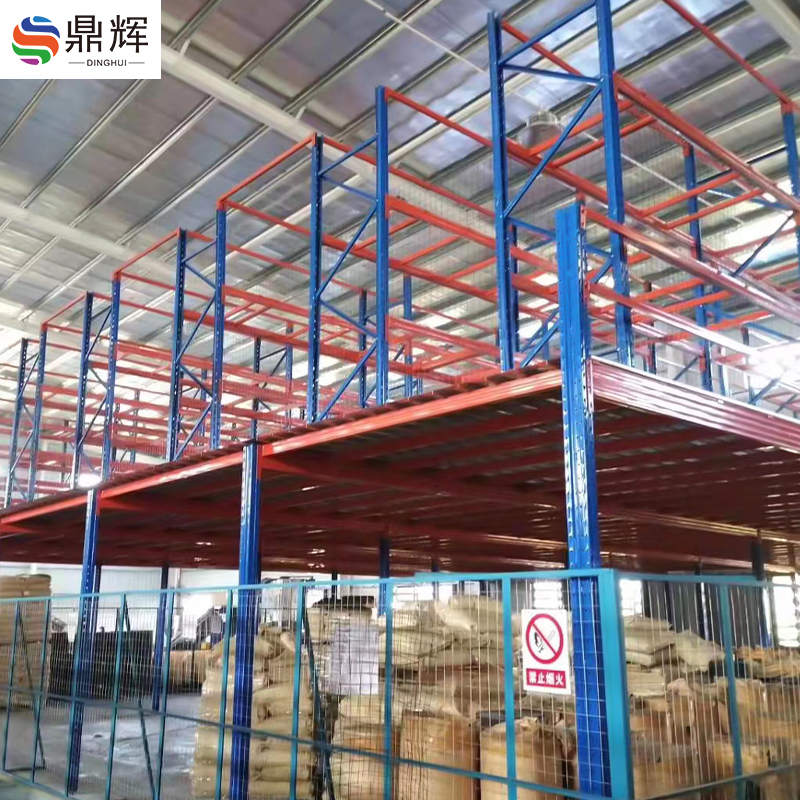 Heavy-Duty High Quality Steel Storage Racks Manufacturer's Metal Mezzanine Floor with Corrosion Protection New High-Tech Shelves