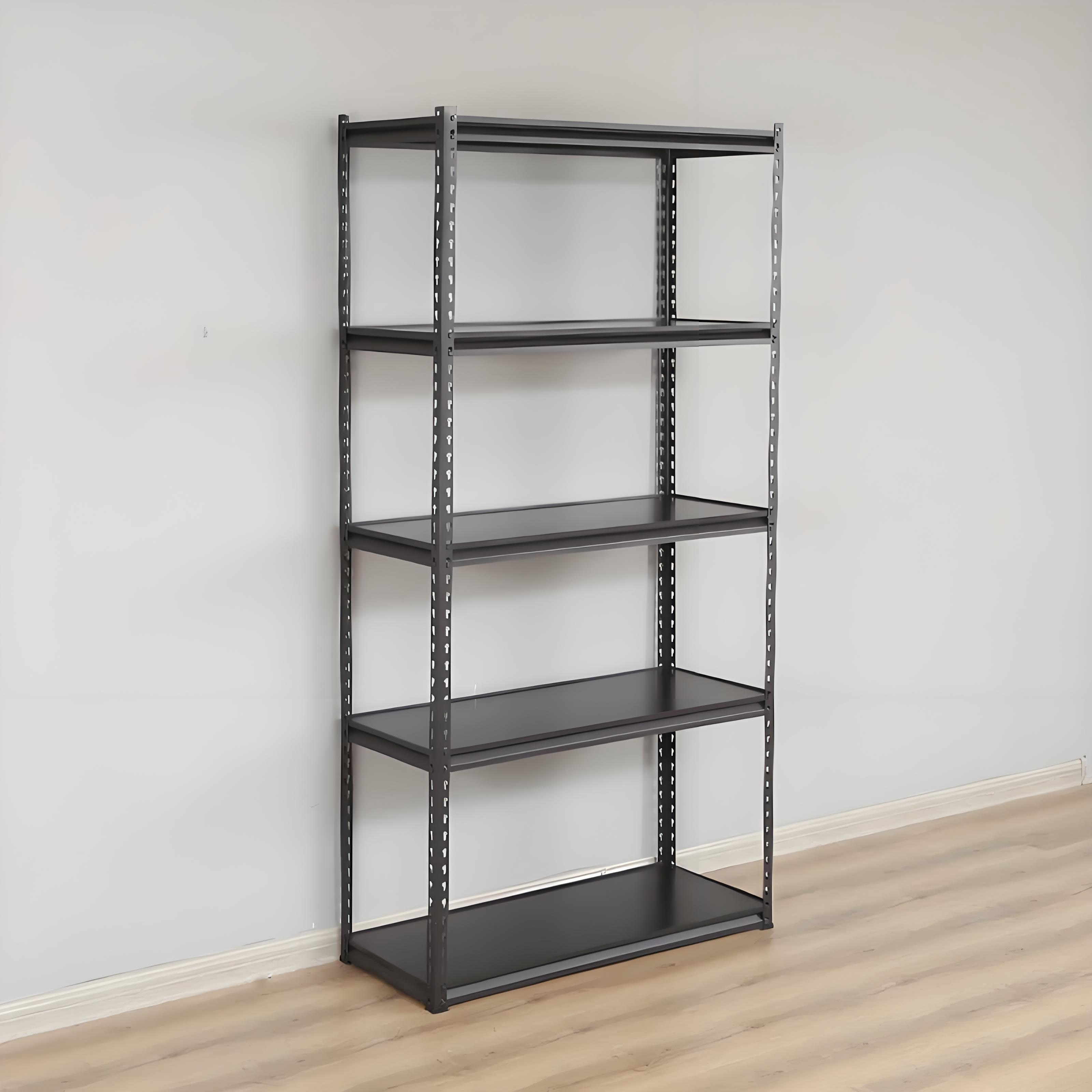 Boltless & Rivet Shelving Steel Storage Racks Corrosion Protection Boltless Access for Stacking & Organization garage shelving