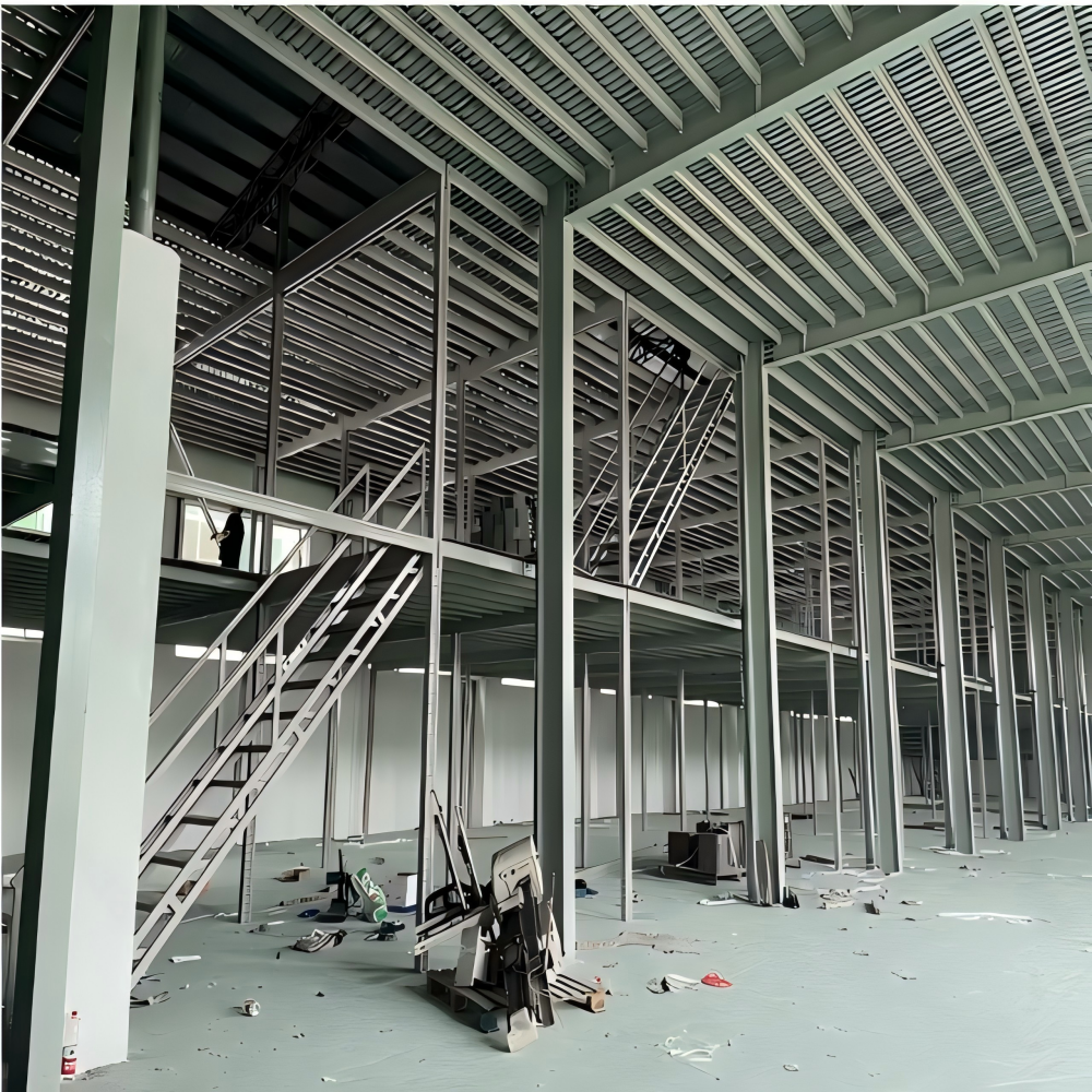 I-Beam Attic Mezzanine Platform Stacking Racks & Shelves for Attic & Floor Access