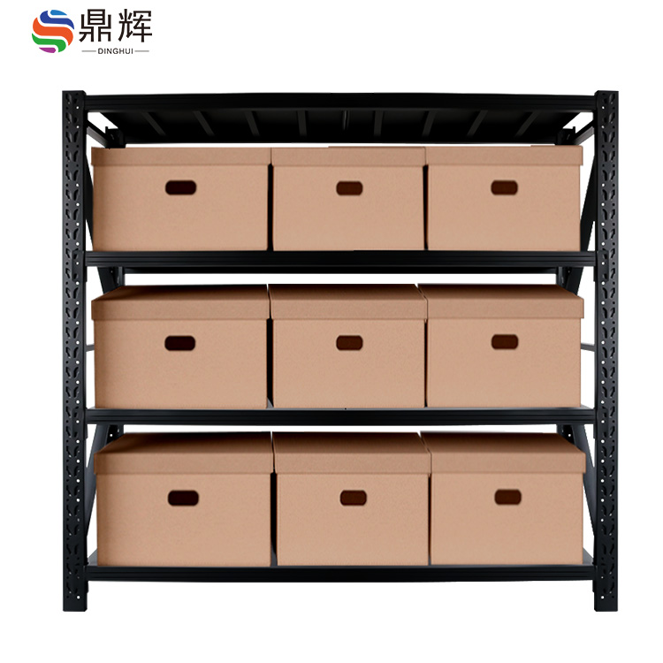 Medium Duty Durable Boltless Cold Rolled Steel Multi-Level Storage Racks Industrial Garage Warehouse Equipment Corrosion