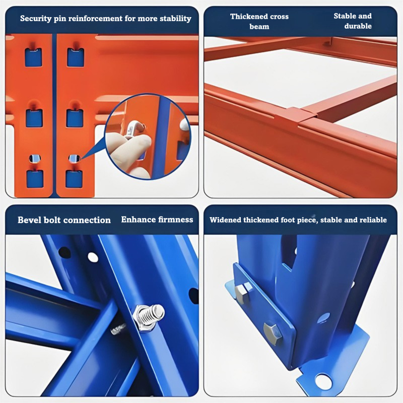 High Quality Metal Garage Storage Shelf Pallet Racking Warehouse Rack System Stacking Racks & Shelves garage shelving