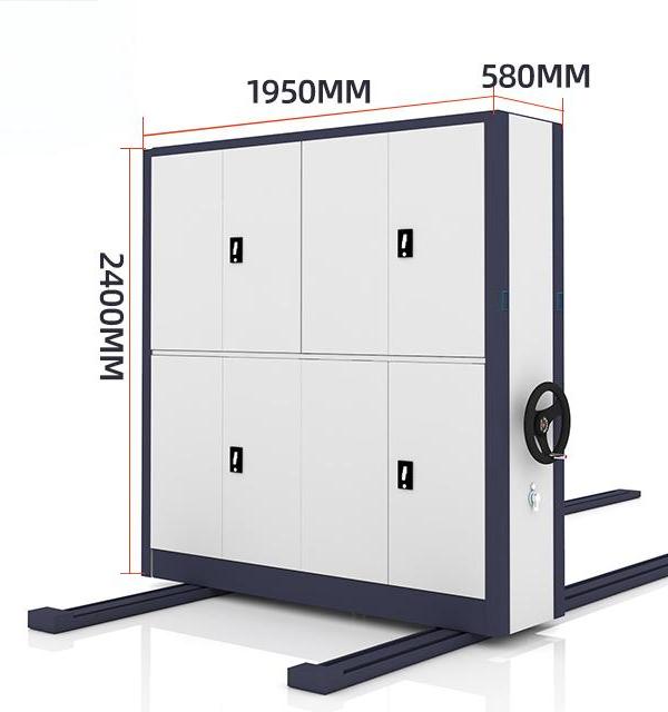 High-density Mobile Shelf Archive Filing Cabinet Dense Rack Mobile Compaction Machine Storage System Filing Compaction Machine
