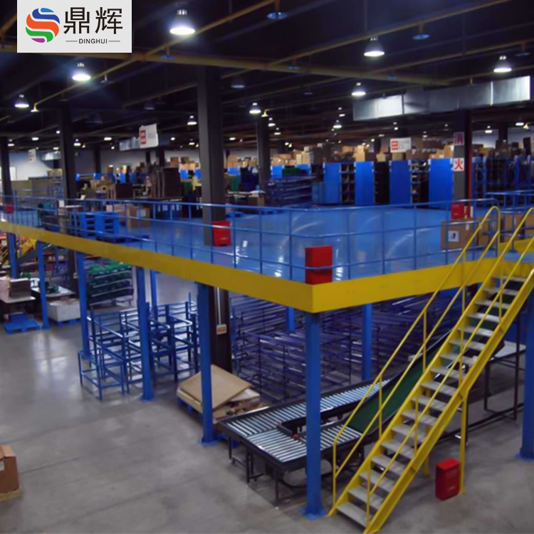 Heavy-Duty Mezzanine Platform Shelves for Warehouse Storage Mezzanine Elevator Storage Shelf Systems Stacking Racks & Shelves garage shelving