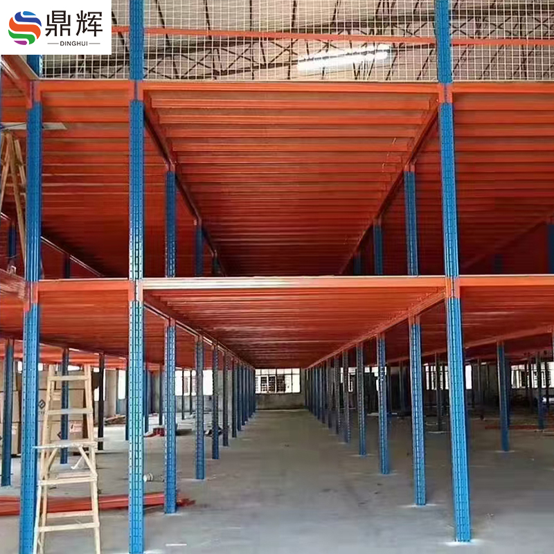 Heavy-Duty Multi-Level Mezzanine Steel Racks Corrosion Protected Metal Platform Easy Dismantle & Install