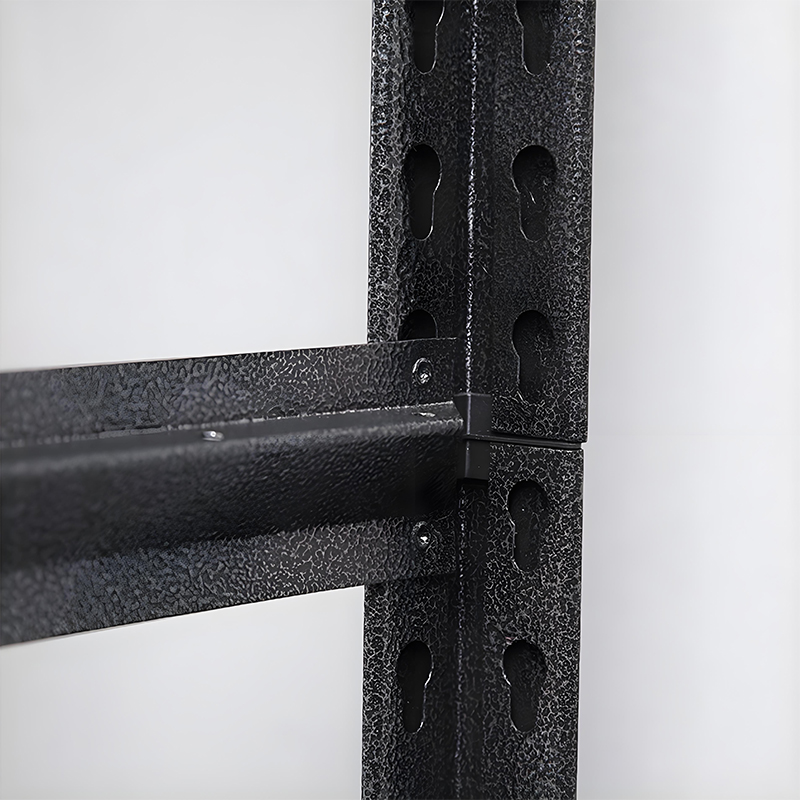 Lightweight 5-layer Garage Metal Shelves Without Bolts, Iron Storage Rack with Powder Coating, for Warehouse Shelves