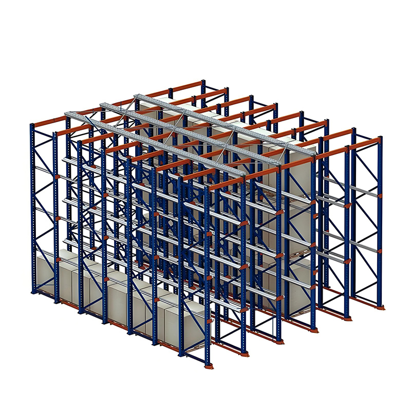Customizable Cold Rolled Steel Powder Coated Storage Racking Corridor Type Drive-in Racking Shuttle Automated Heavy Duty Racking