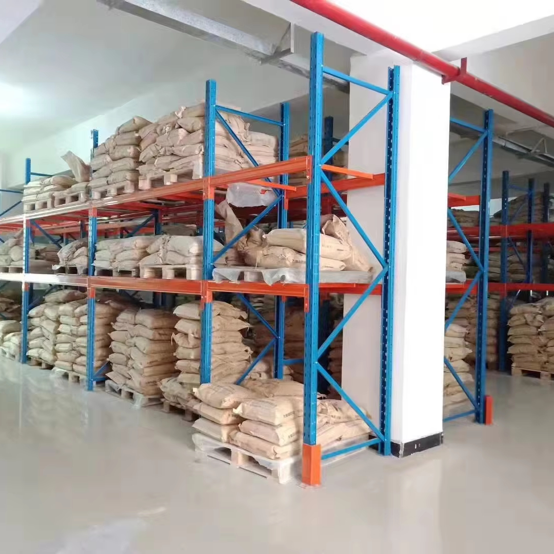 Heavy Duty 5-Layer Selective Pallet Rack Corrosion Protection Steel Material Cable Coating for Storage Shelves