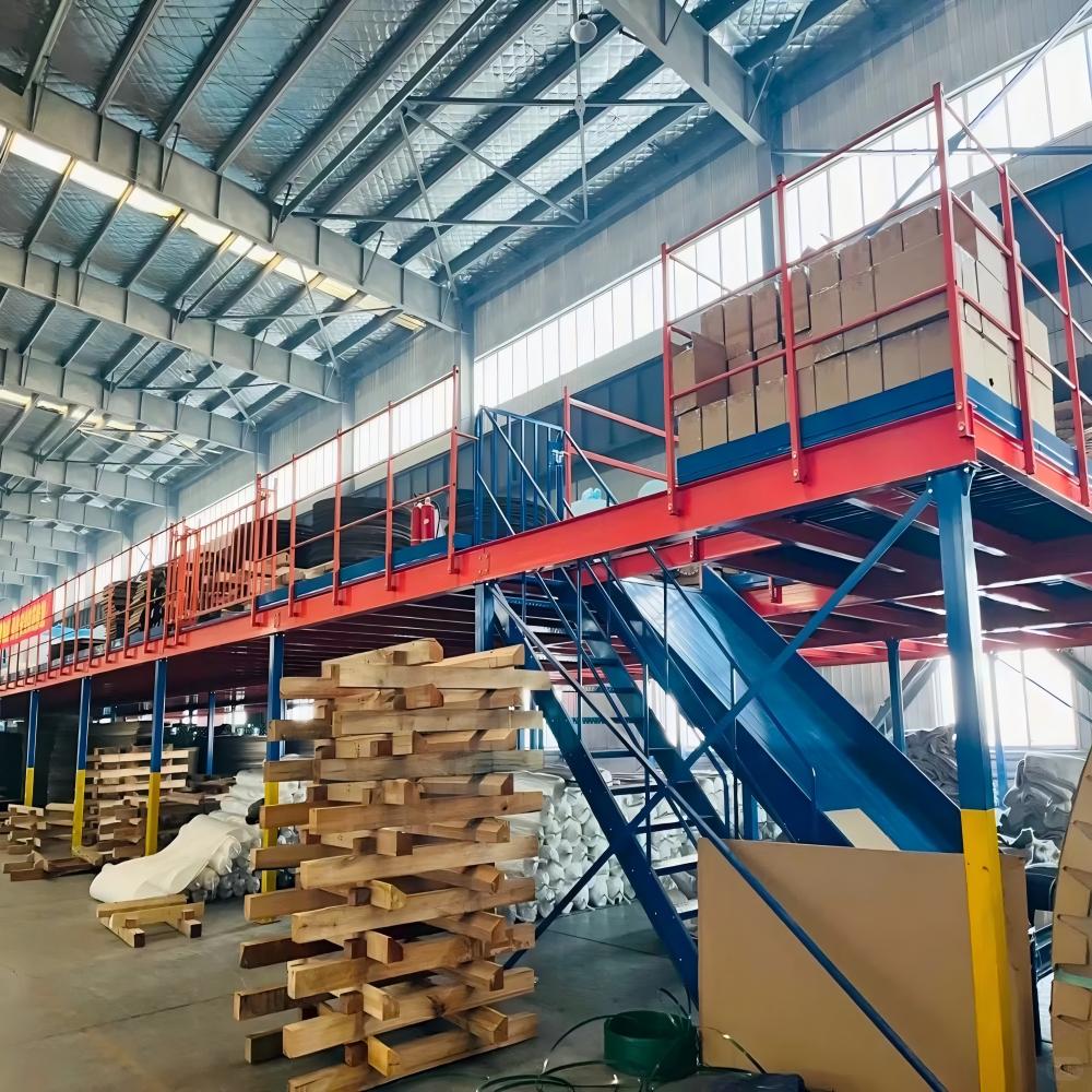 I-Beam Attic Mezzanine Platform Stacking Racks & Shelves for Attic & Floor Access