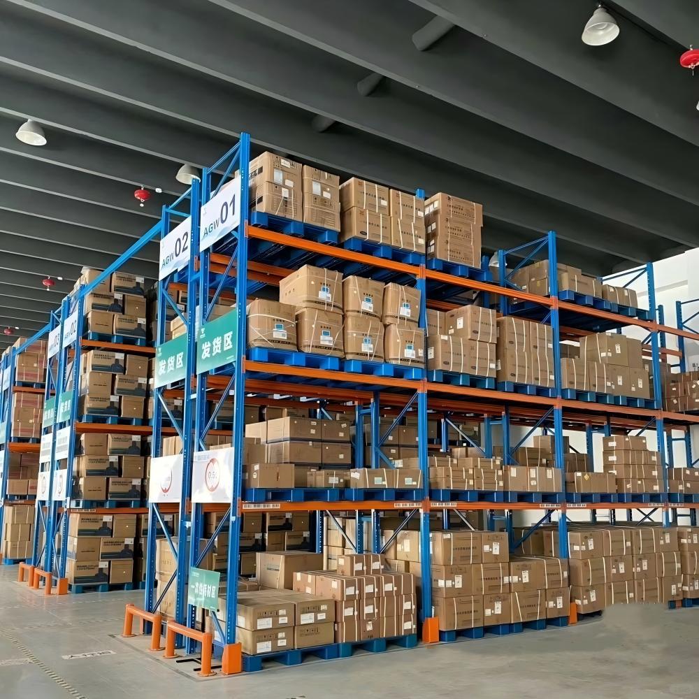 Customizable Industrial Shelves Reconfigurable Reversible Shelves Adjustable Height Steel Plastic Pallets Stacking Racks Shelves garage shelving