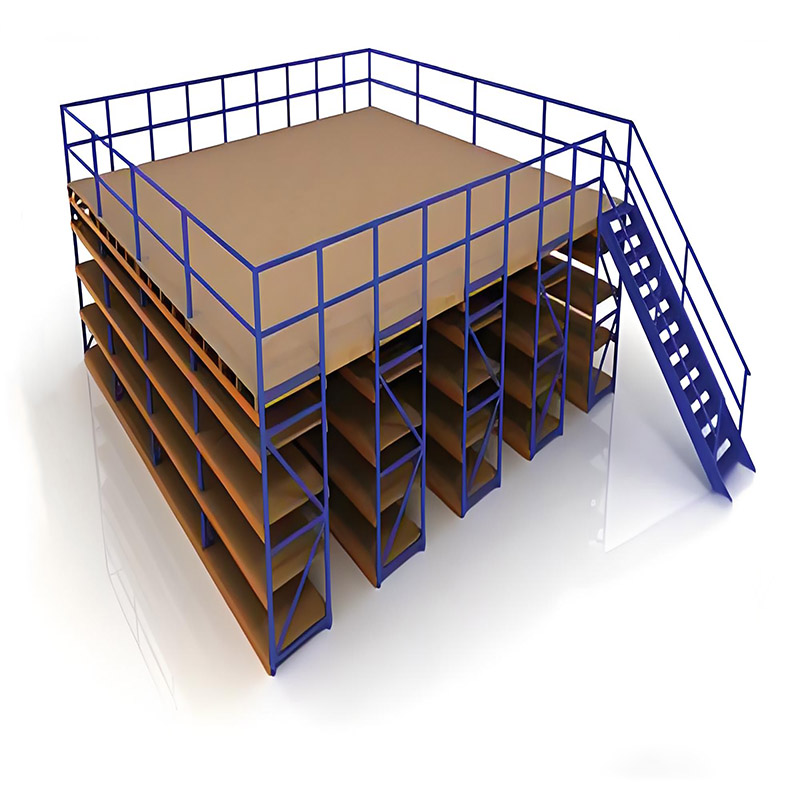 Industrial Structure Platform Warehouse Steel Shelving System with Corrosion Protection Mezzanine Racking