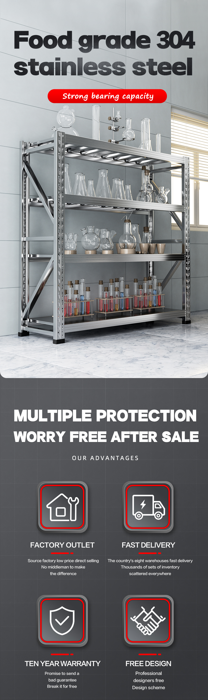 Adjustable Shelving Component