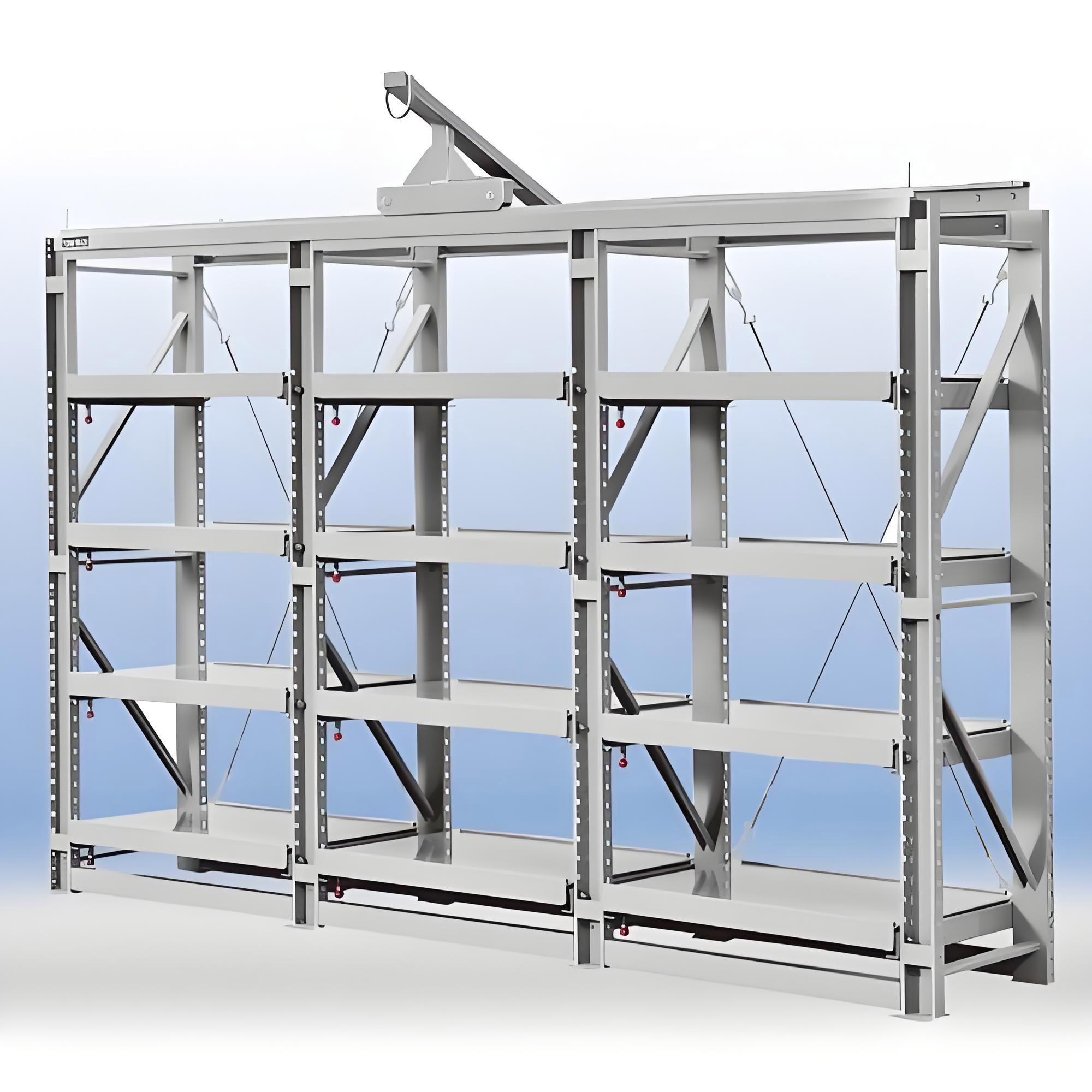 Customized Size Heavy Duty Steel Mold Rack Storage with Corrosion Protection Drawer Mould Racking System garage shelving