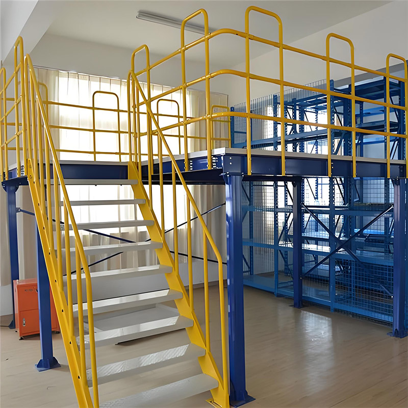 Cold Rolled Steel Corrosion Protection I-Beam Sandwich Platform Electrostatic Powder Coated Storage Rack I-beam Attic Rack