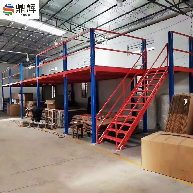 Customizable Size Heavy Duty Steel Attic Platform Mezzanine Floor Rack Efficient Industrial Warehouse Storage Solutions