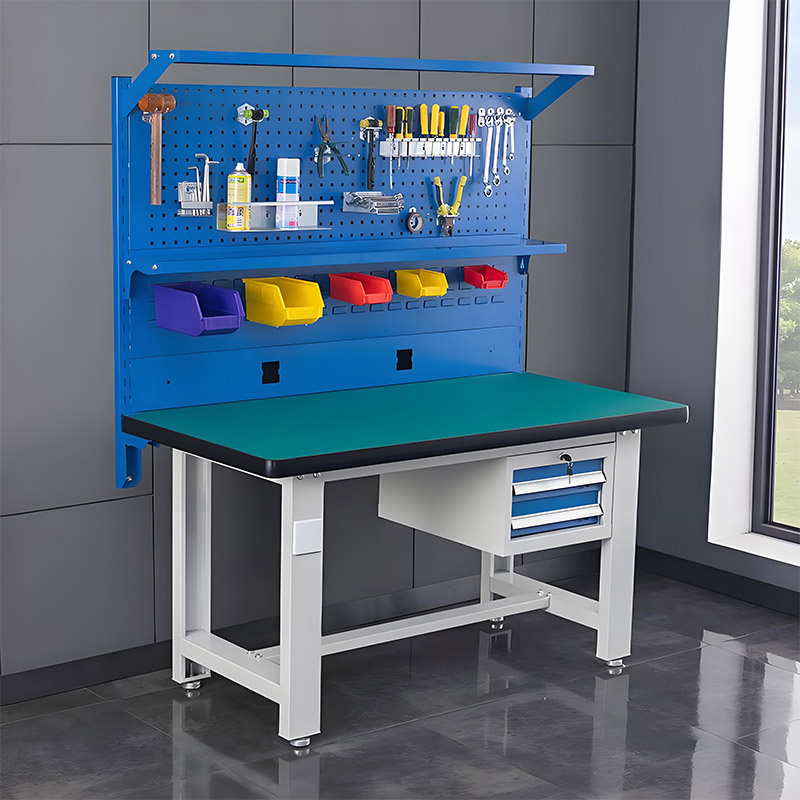 Corrosion-Protected Steel Workbench Industrial Mechanics Electronic Worktable Rack Cargo Storage Equipment