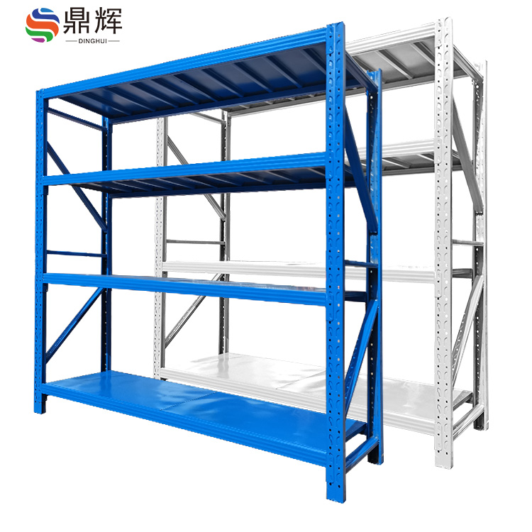 Custom-Made 4 Boltless Cold Rolled Steel Warehouse Display Rack Storage Shelves Durable Heavy Duty Super Corrosion Protected