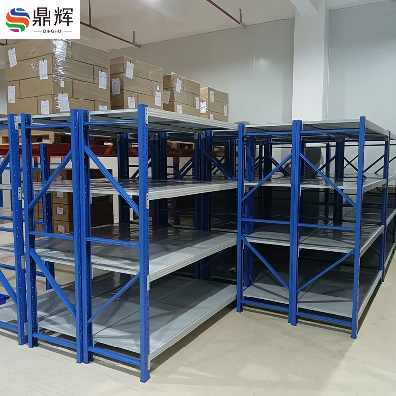 4-Shelf Light Duty Boltless Rivet Shelving Metal Shelf Storage Racks for Garage and Supermarket Shelves
