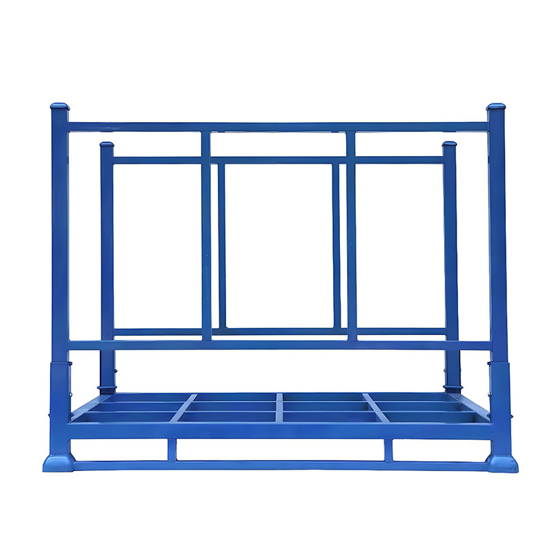 Pallet Collapsible Containers Cold Rolled Steel Warehouse Rack Heavy Duty Stackable Anti-Rust Customized Powder Coated Foldable