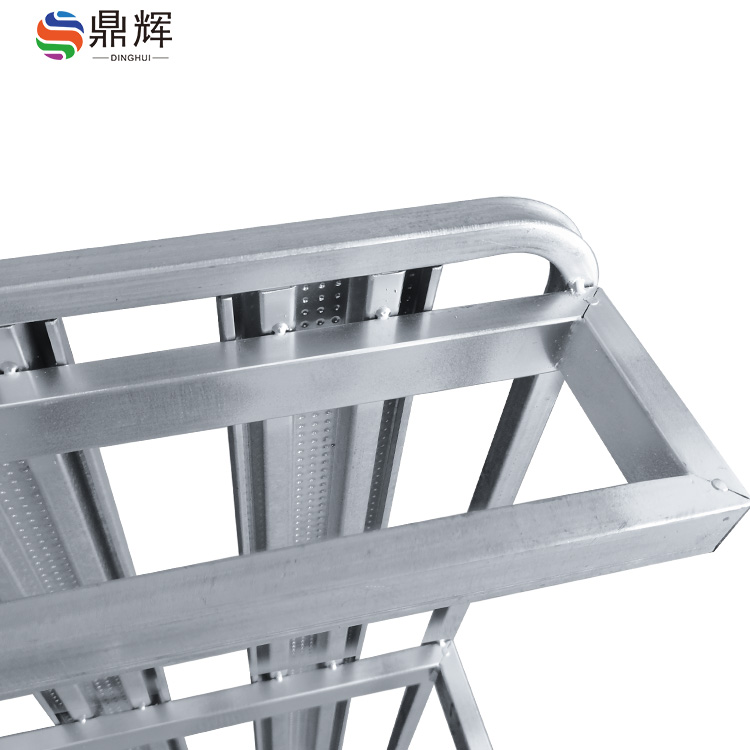 Heavy-duty Warehouse Shelves, Double-sided Steel Storage, Large-capacity Pallet for Forklift, Steel Pallets, Heavy-duty Pallets