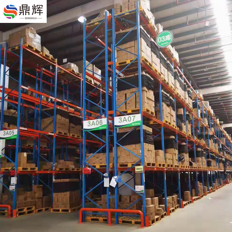 Industrial Heavy-duty Storage Rack System, Stacking Unit Metal Frame Warehouse Steel Pallet Rack garage shelving