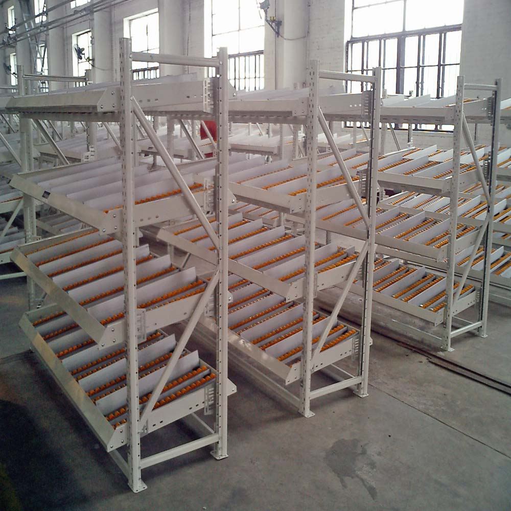 Heavy-Duty Industrial Metal Rack Anti-Corrosion Steel Pallet Shelves for Warehouses Used As Flow Storage Shelves